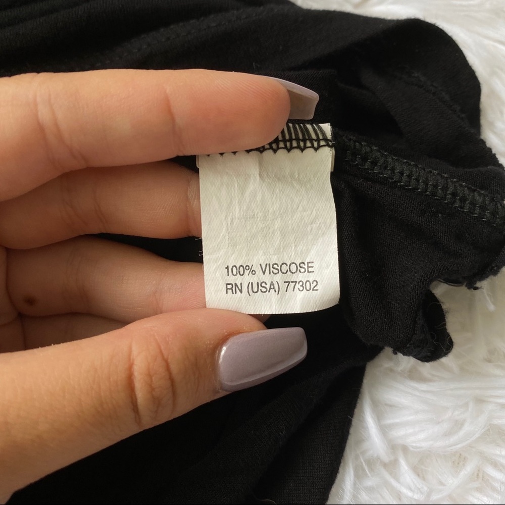 Zara Basic Evening Black Stud Sleeveless Top Shirt - image 5